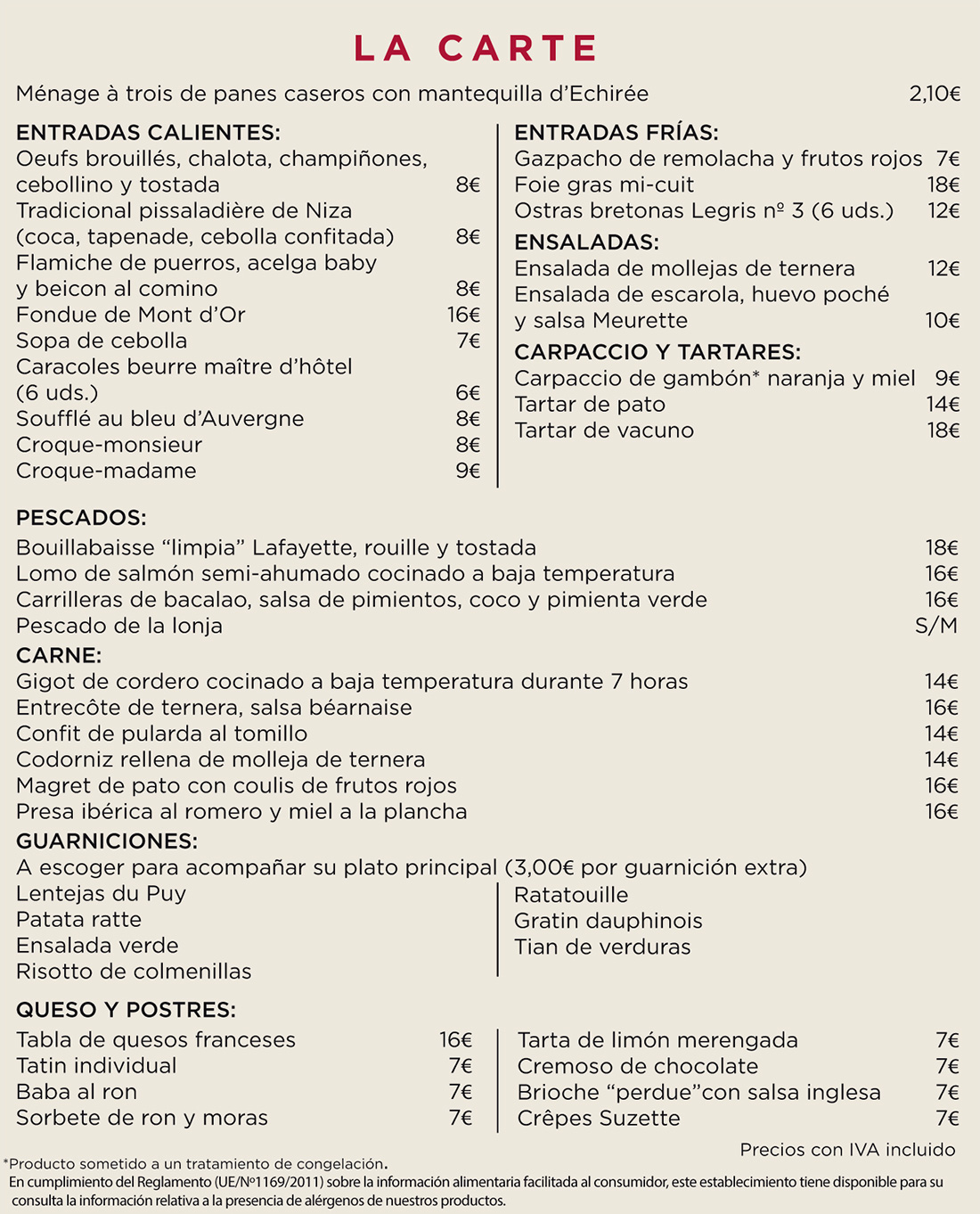 carta lafayette